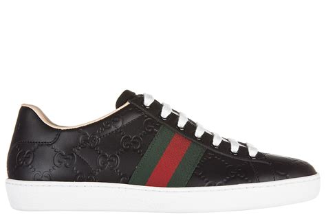 scarpe gucci nere|Gucci sneakers outlet.